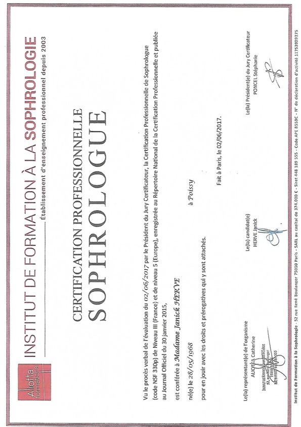 photo diplome JANICK HERVE