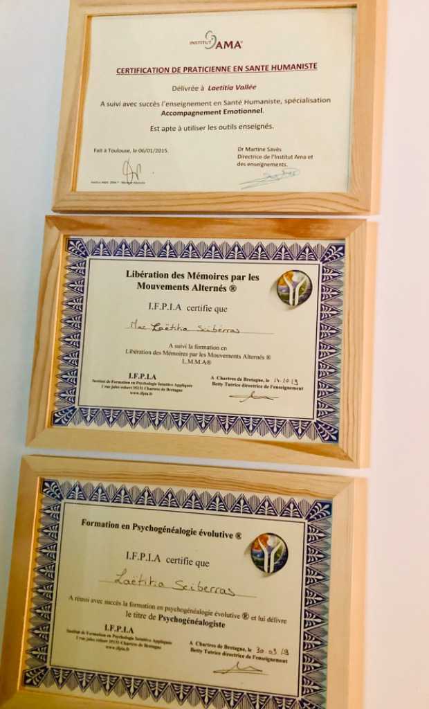 photo diplome Laëtitia Sciberras