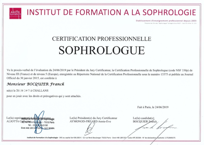 photo diplome Franck  BOCQUIER