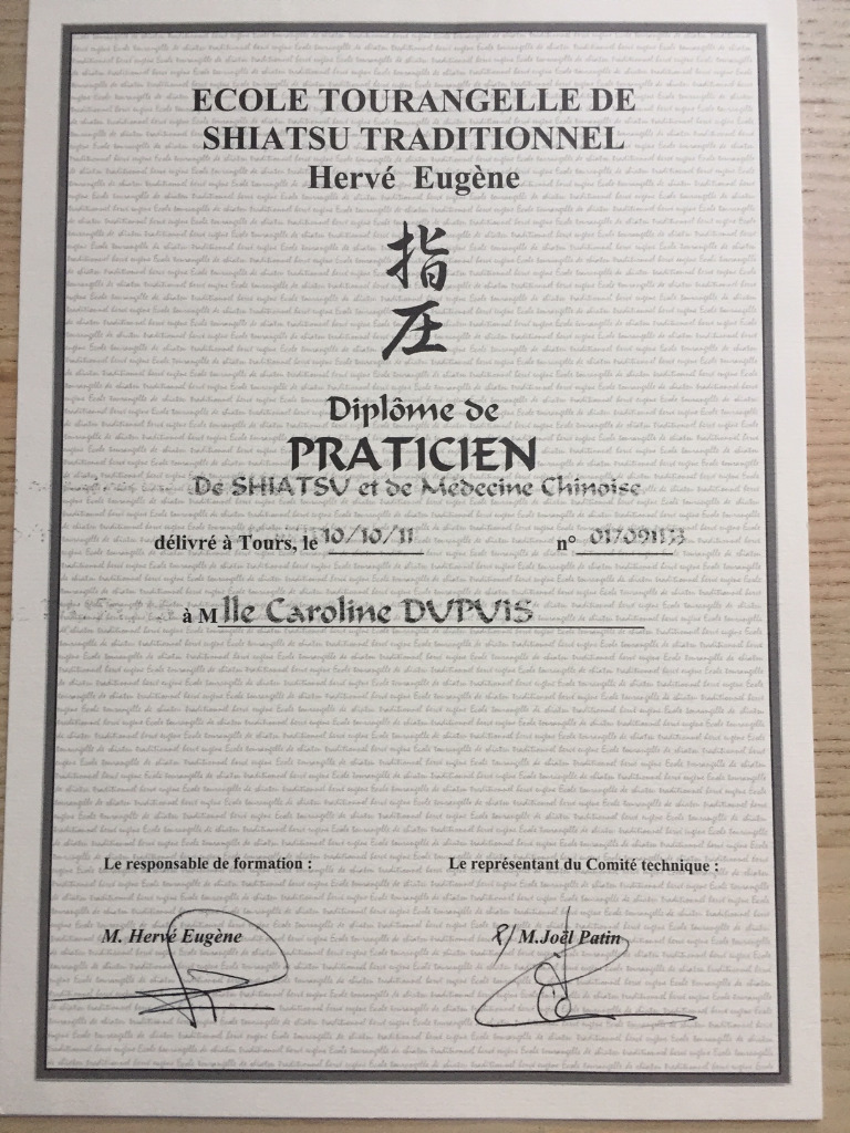 photo diplome Caroline Dupuis