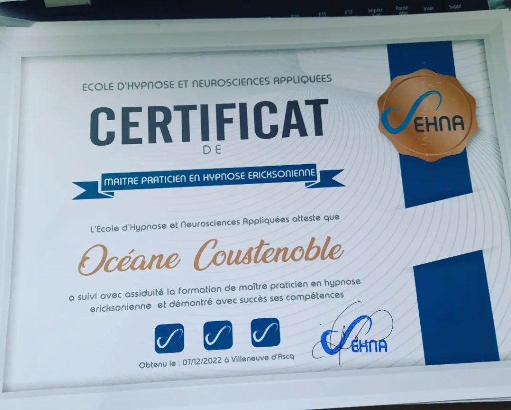 photo diplome Océane Coustenoble