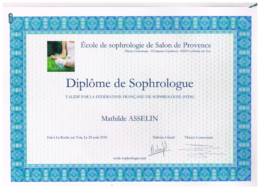 photo diplome MATHILDE ASSELIN
