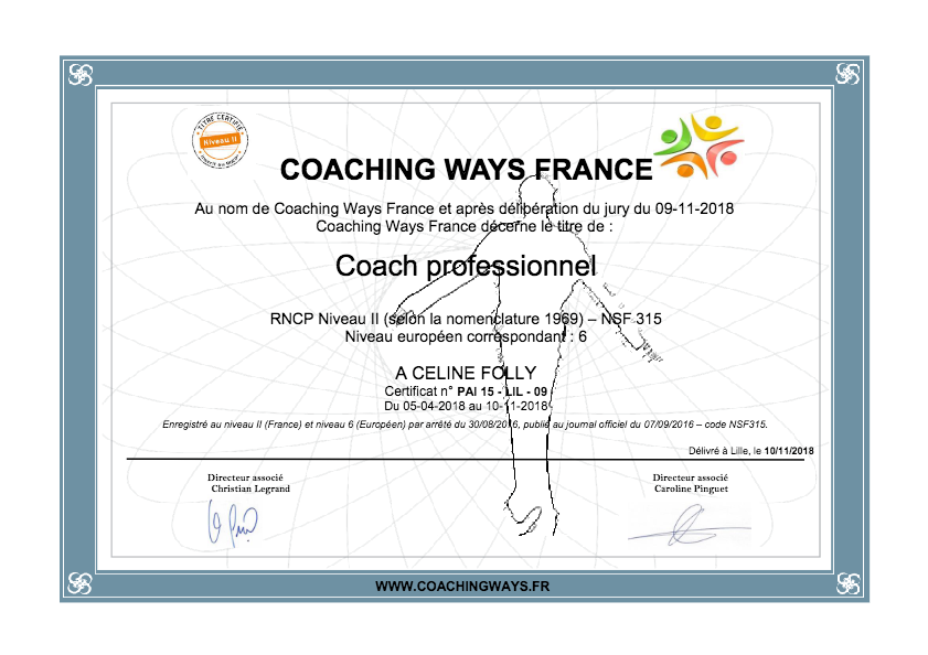 photo diplome Céline Folly