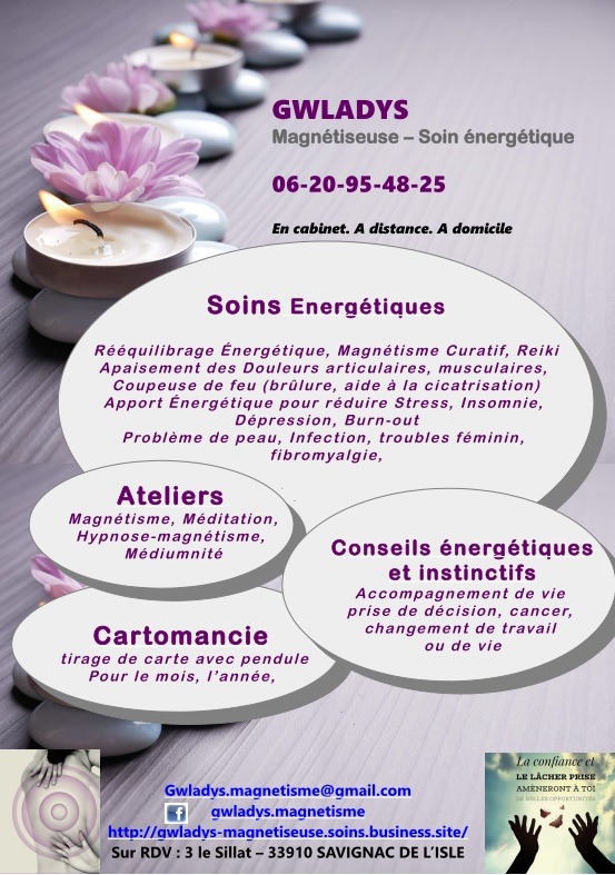 photo activite Gwladys Magnetiseuse - Thérapeute énergétique