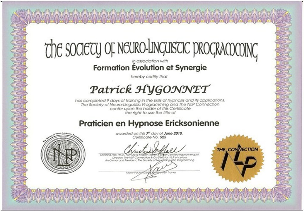 photo diplome Hygonnet Patrick