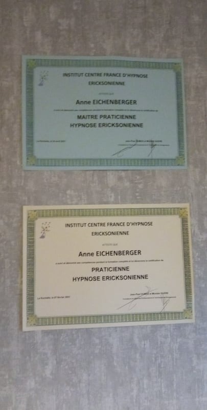 photo diplome ANNE EICHENBERGER