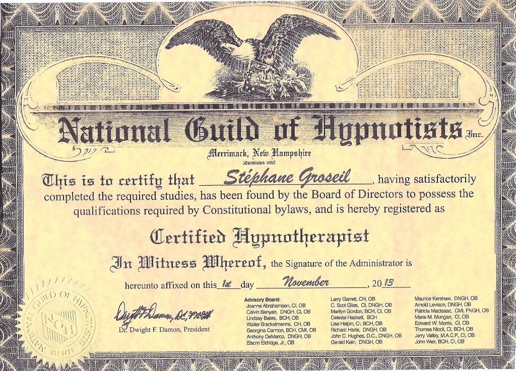 photo diplome Stephane  GROSEIL