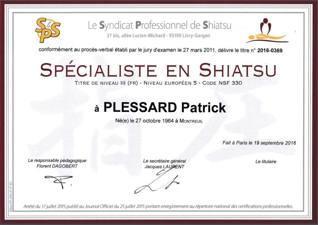 photo diplome P'oz Zen