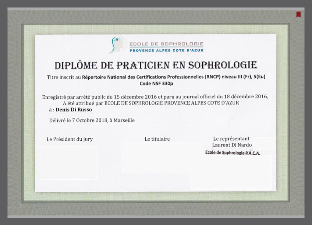 photo diplome Denis DI RUSSO