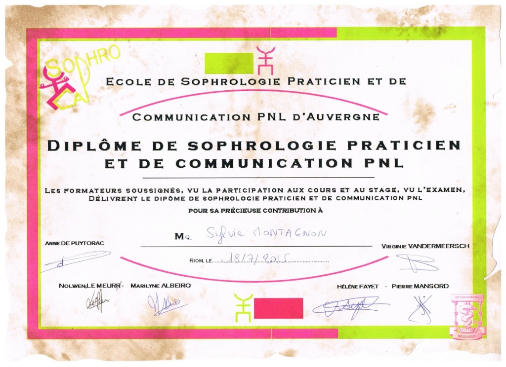 photo diplome sylvie Montagnon