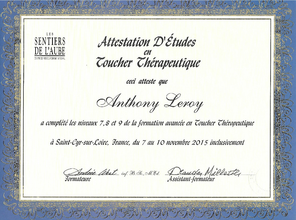 photo diplome Anthôny Lerôy