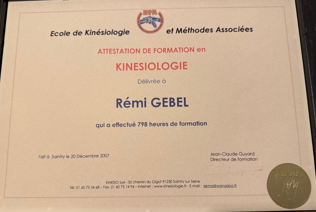 photo diplome Rémi Gebel