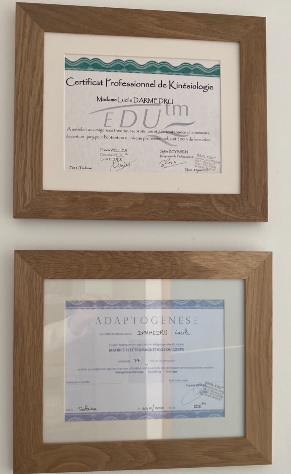 photo diplome Lucile Darmedru 