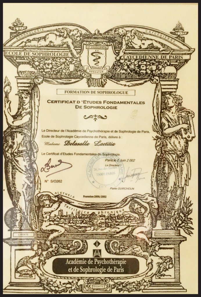 photo diplome Laetitia BERNARD 