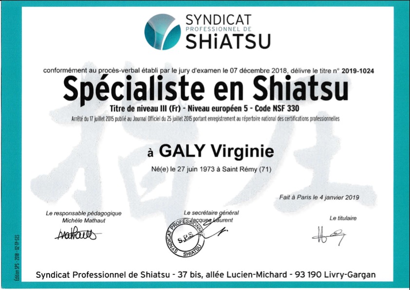 photo diplome Virginie Galy