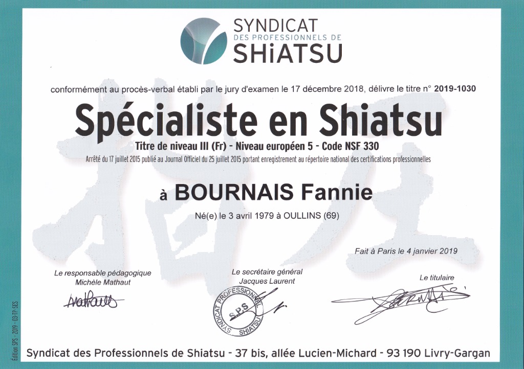 photo diplome BOURNAIS Fannie