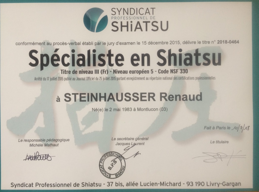 photo diplome STEINHAUSSER Renaud