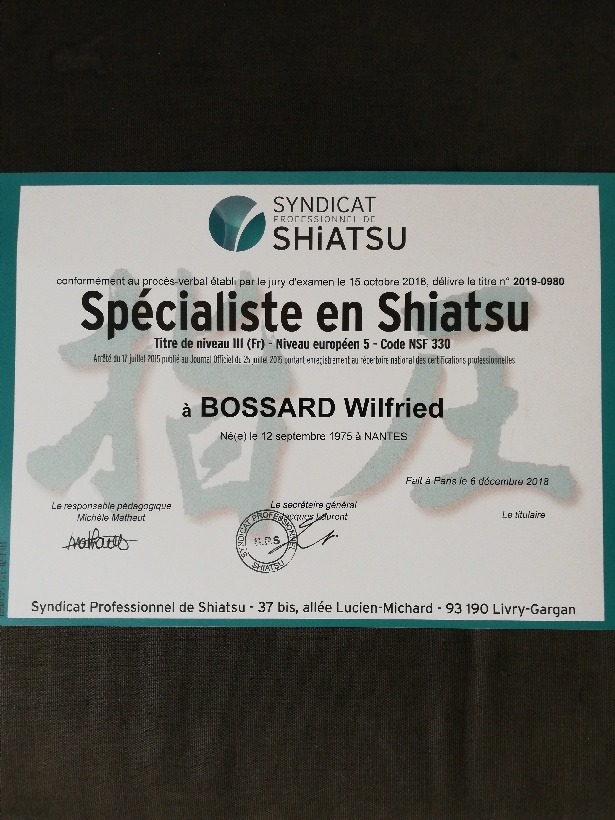 photo diplome BOSSARD Wilfried