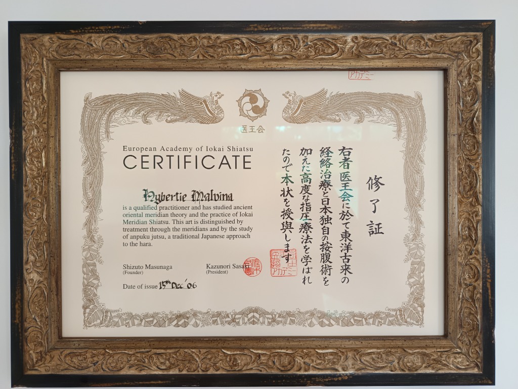 photo diplome HYBERTIE  Malvina