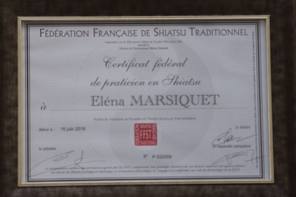 photo diplome Elena Marsiquet -Belkina