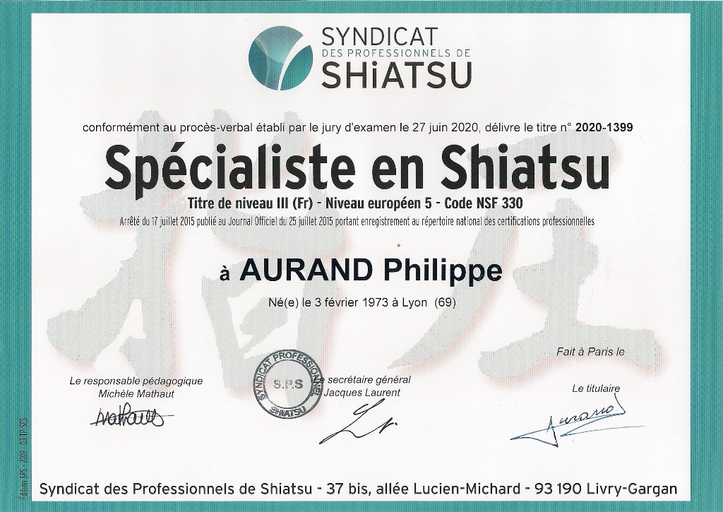 photo diplome Philippe Aurand