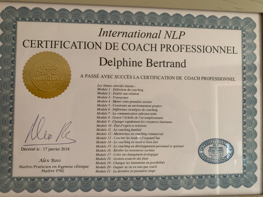 photo diplome Delphine Bertrand 
