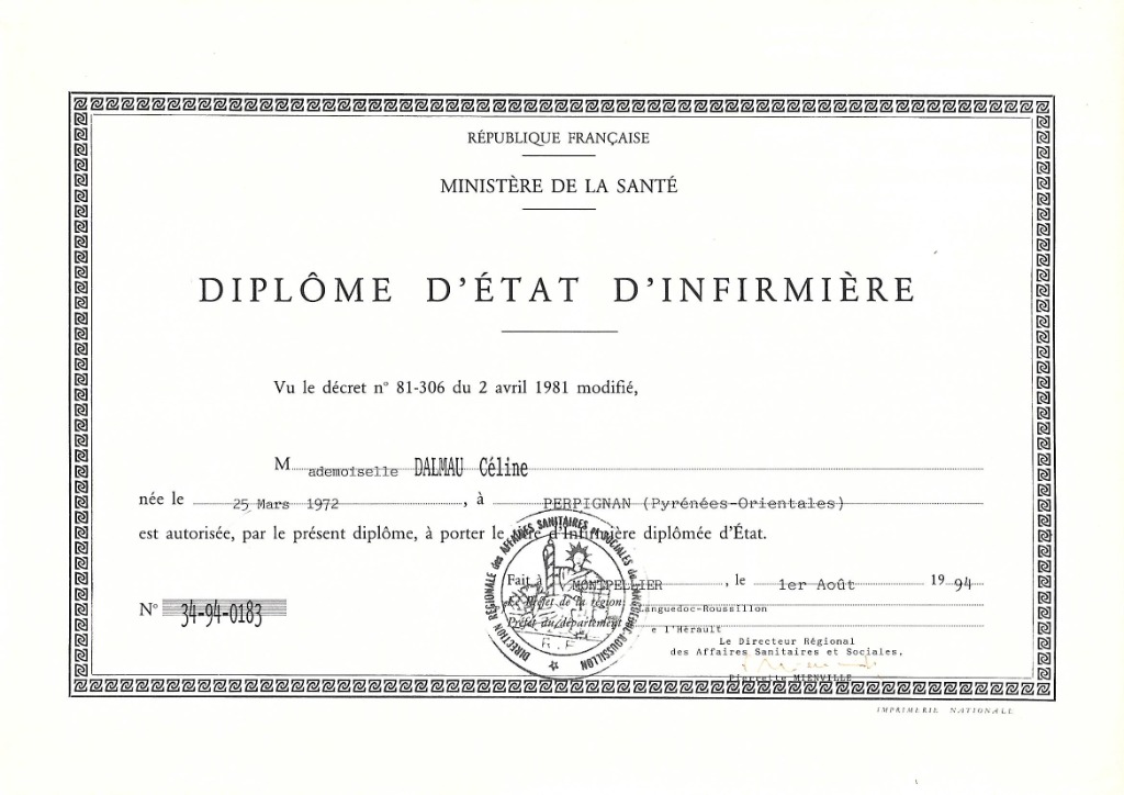 photo diplome Céline Basset 