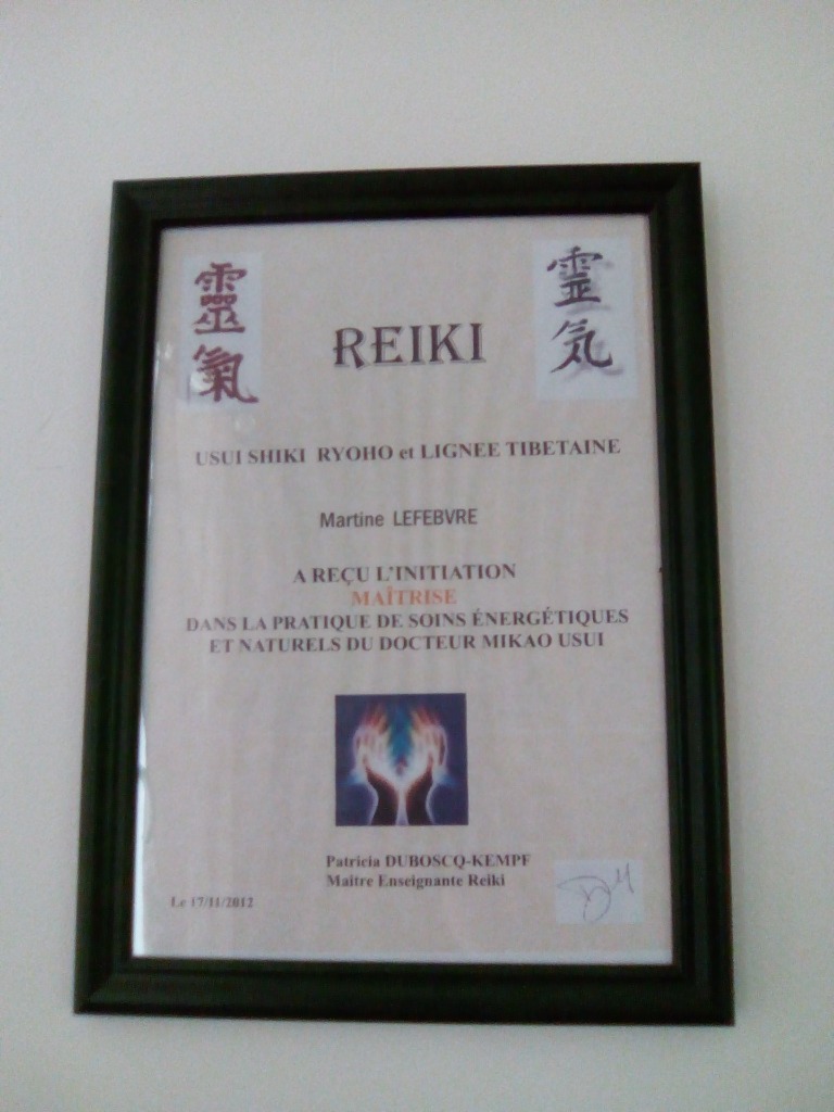 photo diplome Martine Lauvergnat Lefebvre