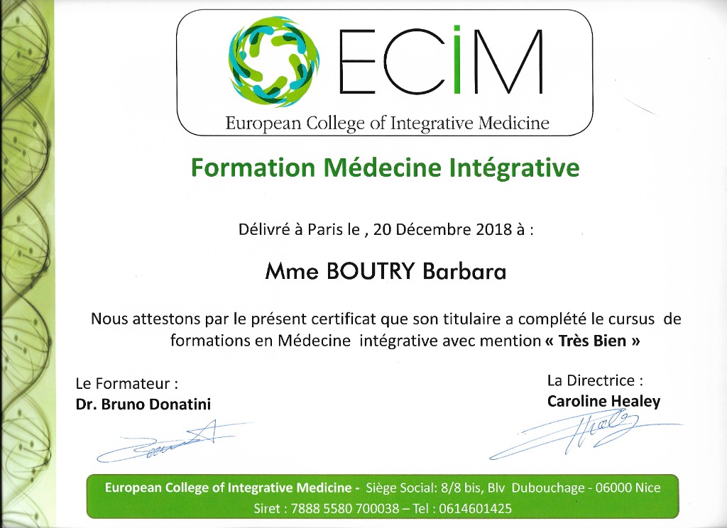 photo diplome Barbara Boutry