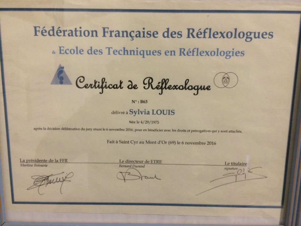 photo diplome Sylvia Louis