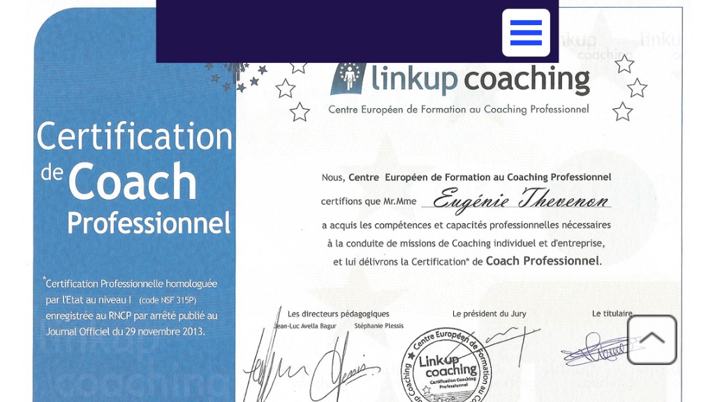 photo diplome Eugenie Thevenon