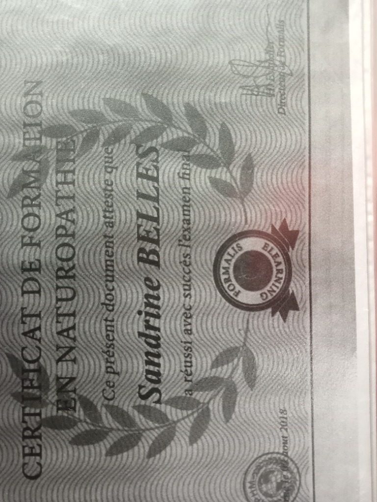 photo diplome Sandrine Belles