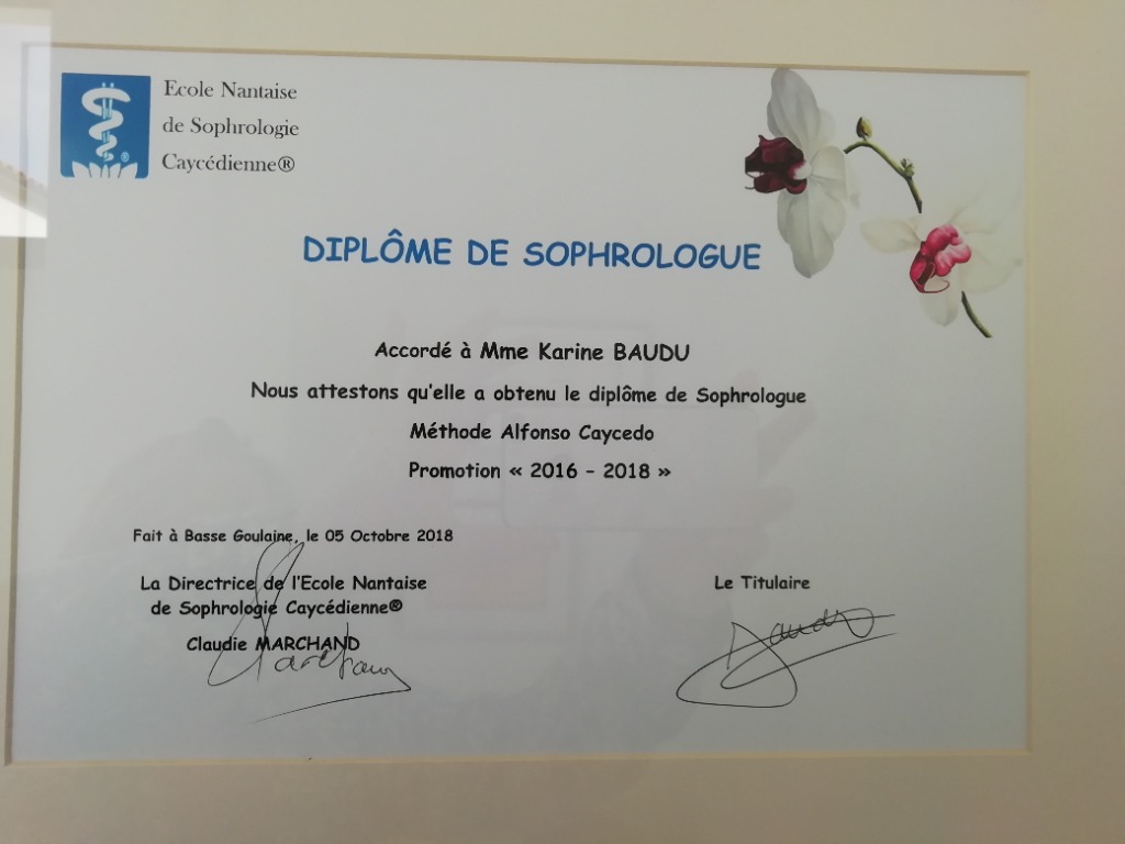 photo diplome Karine BAUDU