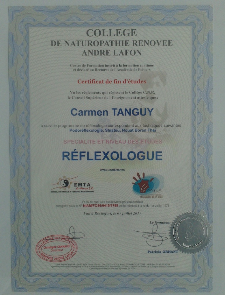 photo diplome Carmen Tanguy