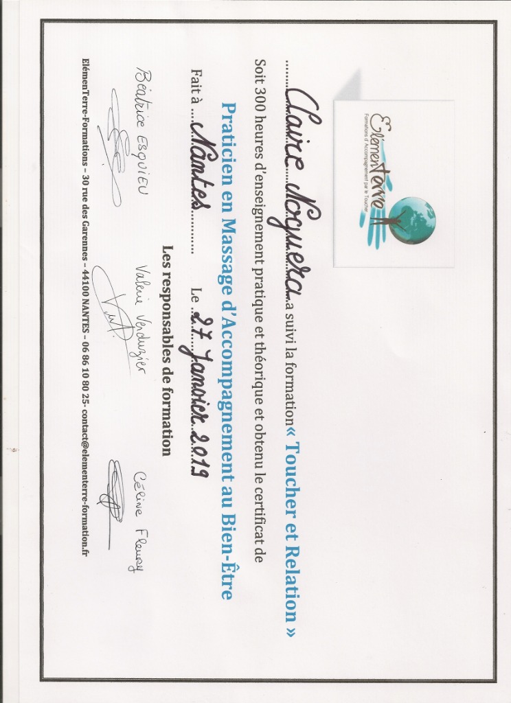 photo diplome Claire Noguera