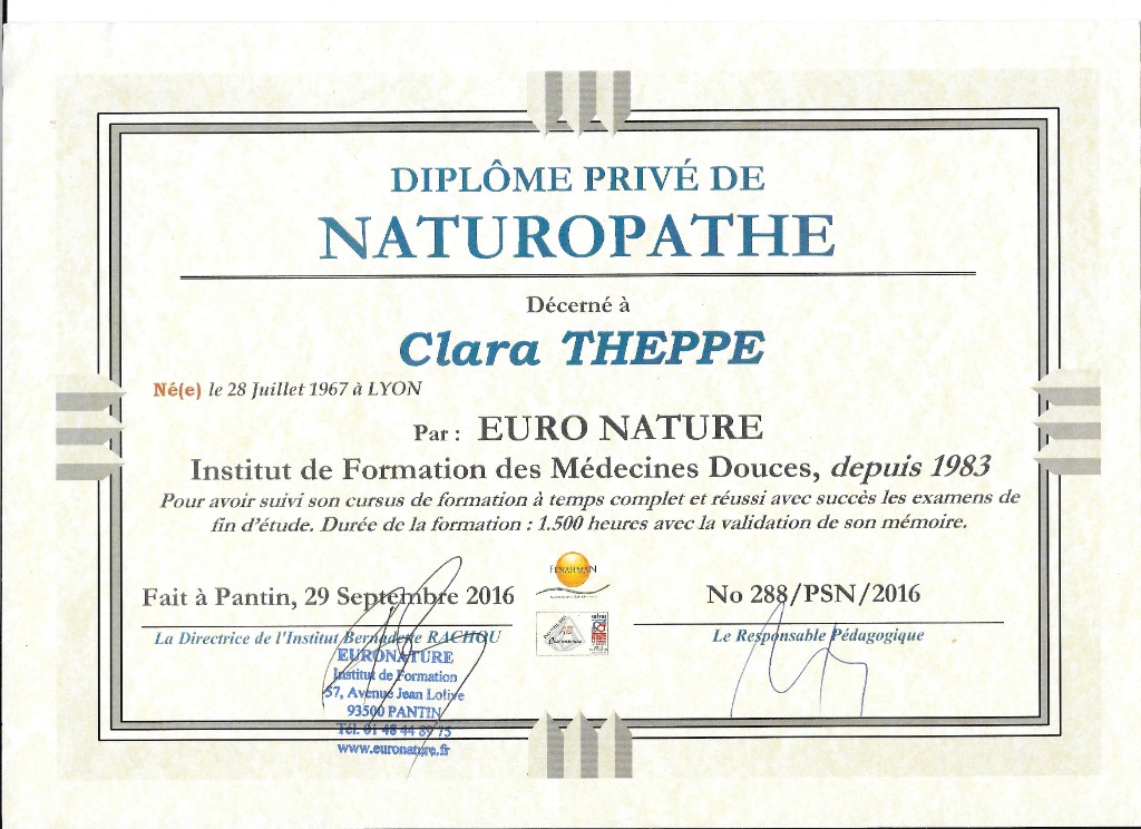 photo diplome Clara Theppe