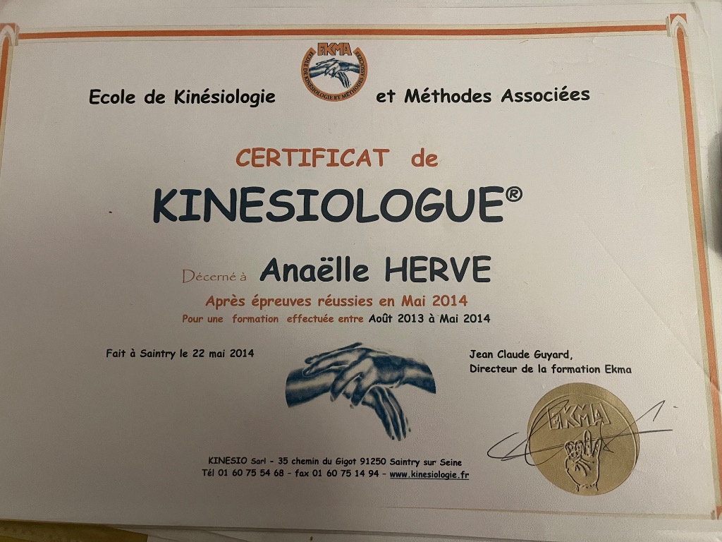 photo diplome Anaëlle Hervé