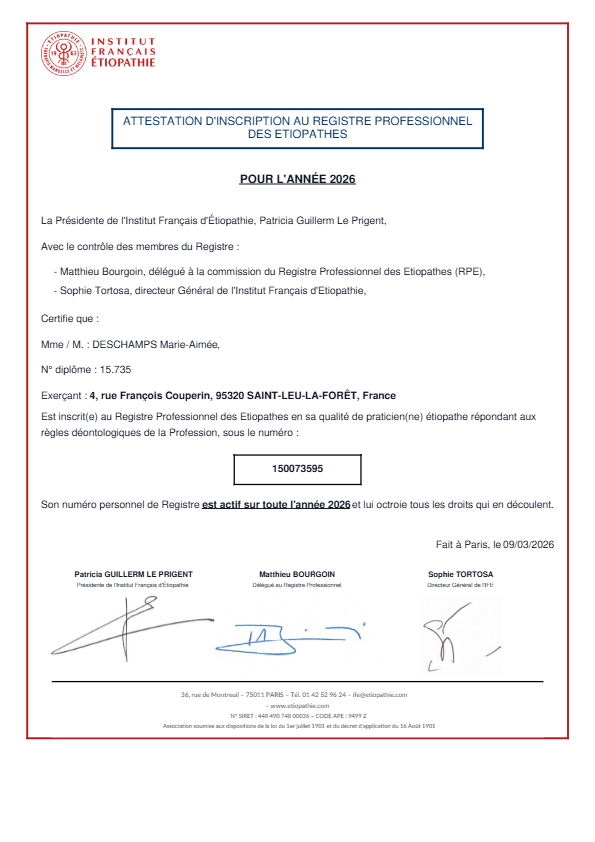 photo diplome Marie-Aimée Deschamps