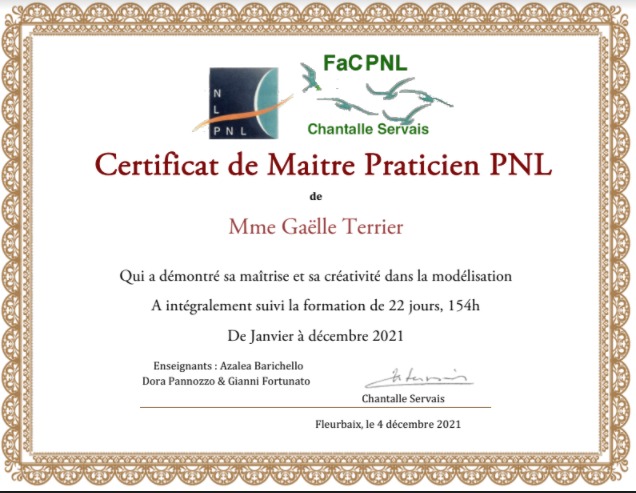 photo diplome Gaëlle GIAUFFRET