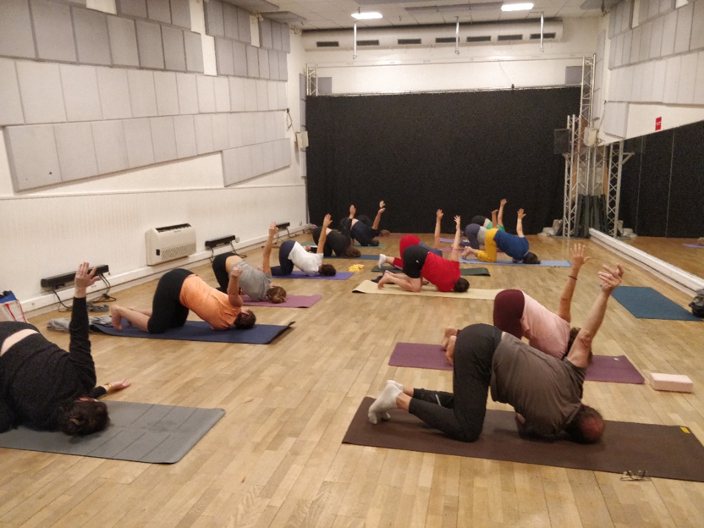 photo seance Yoga avec Haiha