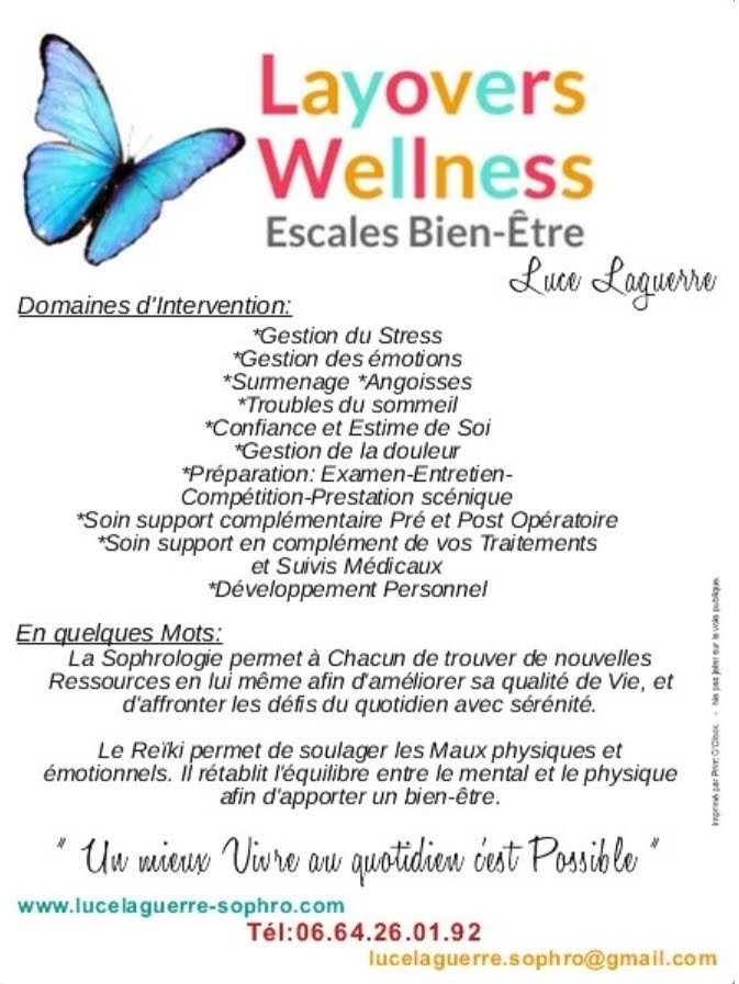 photo activite LUCE LAGUERRE  Layovers Wellness