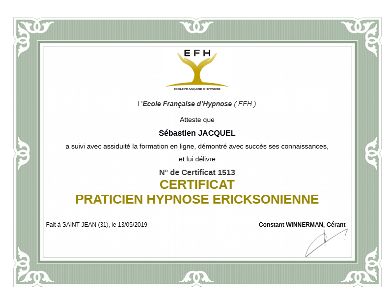 photo diplome HypnoSeb
