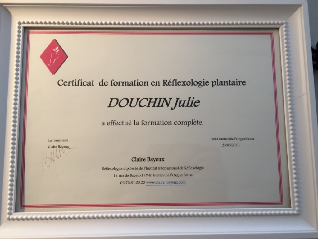 photo diplome Julie Douchin