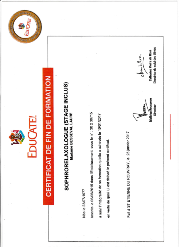 photo diplome Laure Besseval