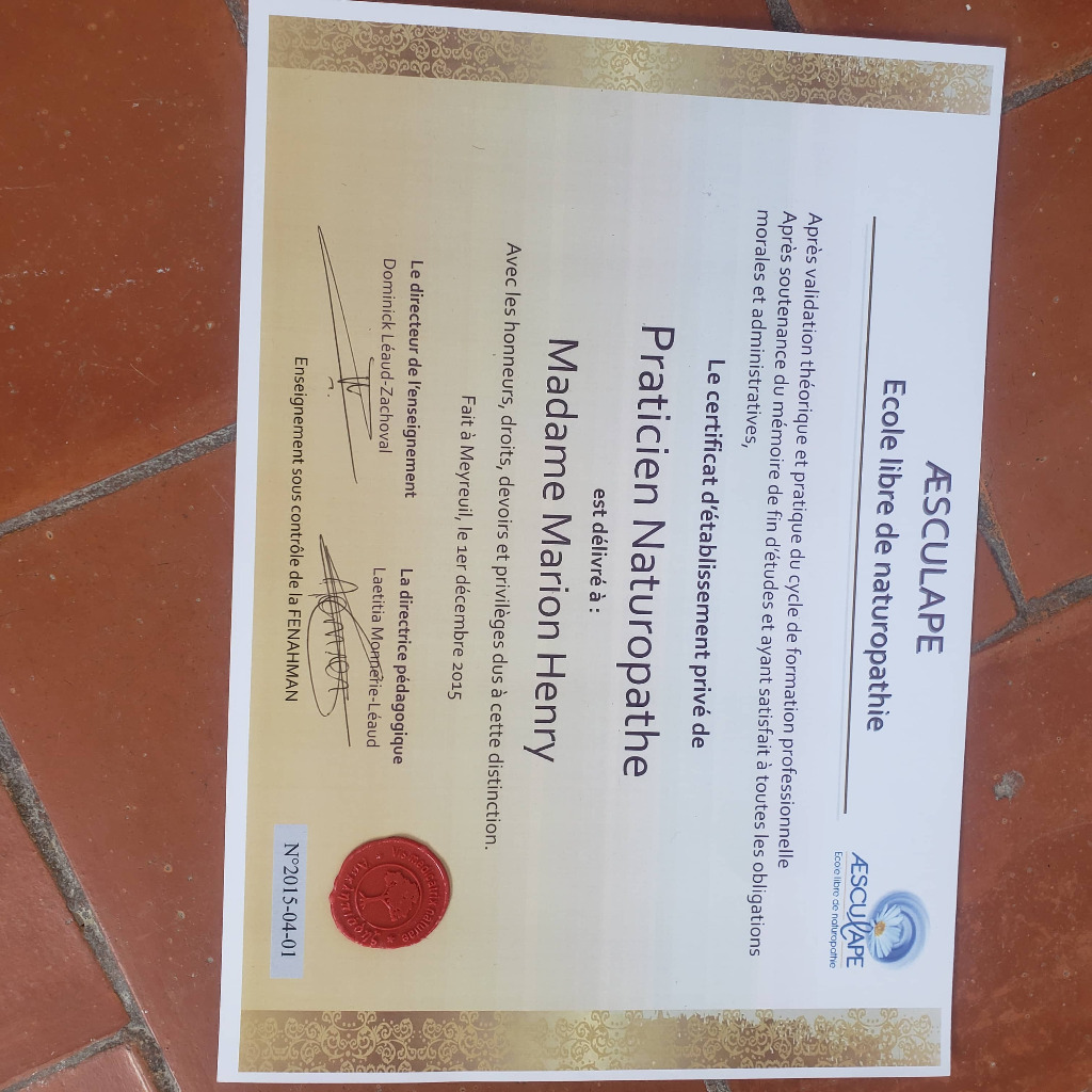 photo activite Marion Henry