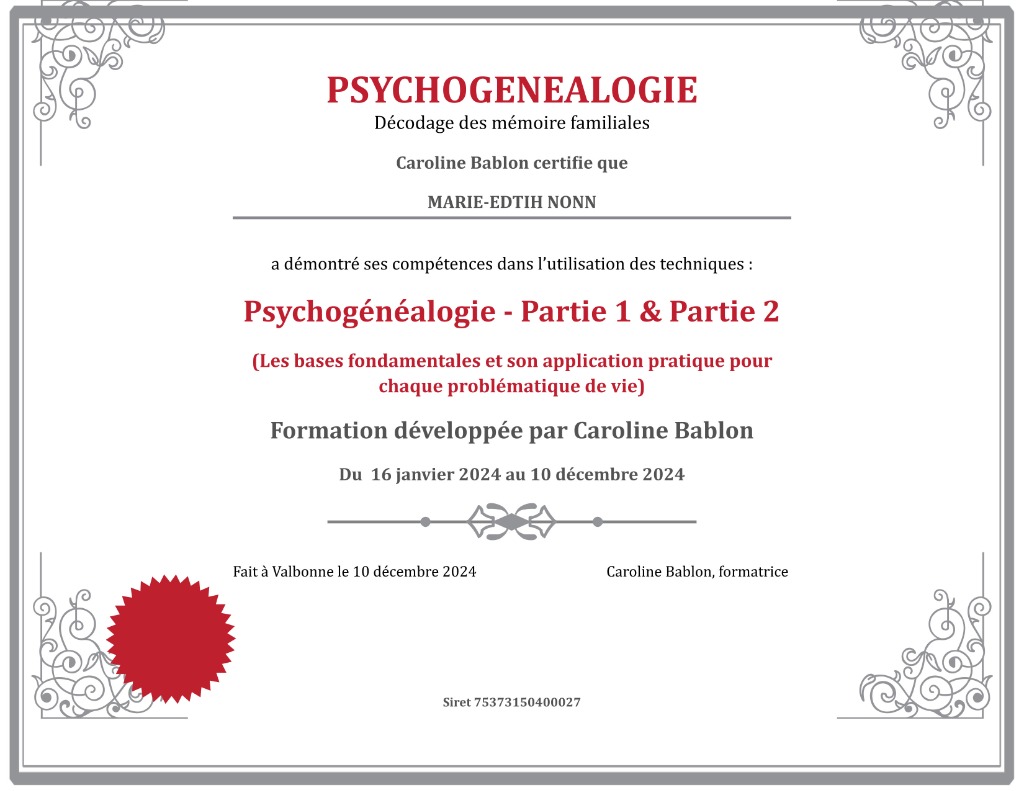 photo diplome Marie-Edith Nonn