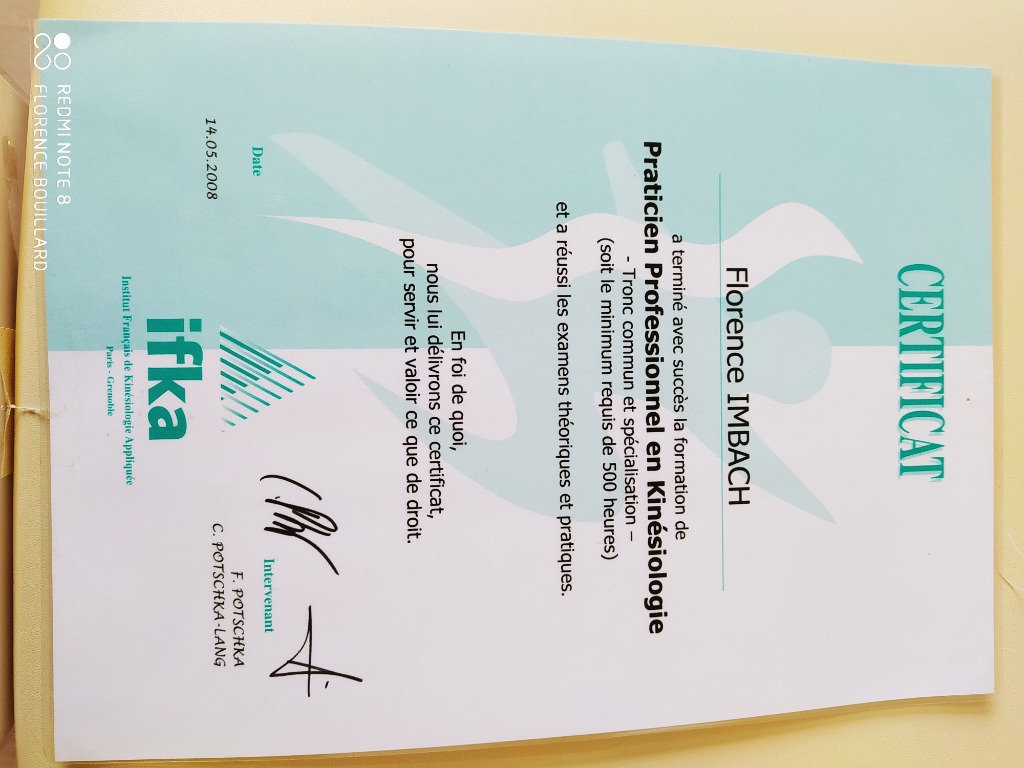 photo diplome Florence Bouillard