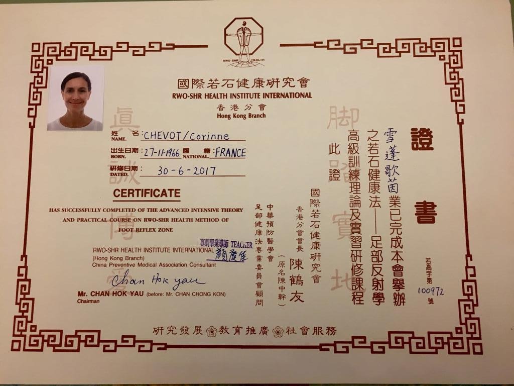 photo diplome Corinne Chevot