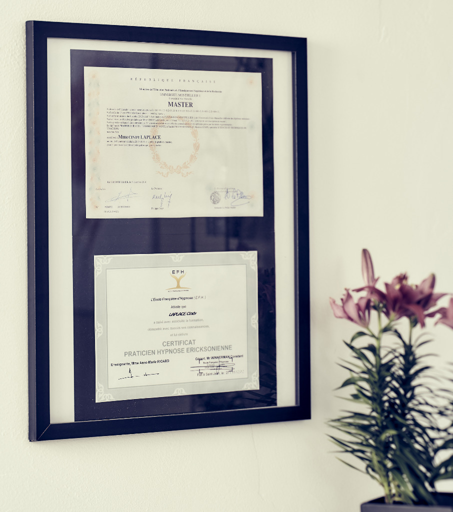 photo diplome Cindy LAPLACE