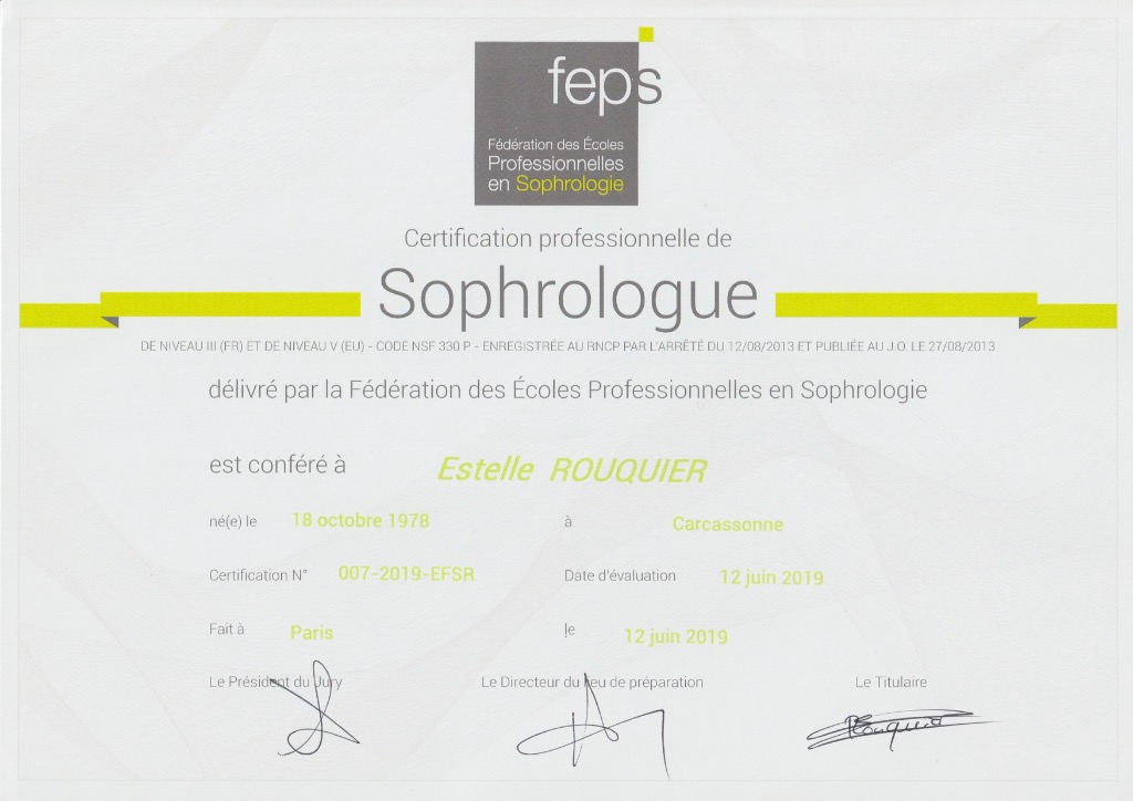 photo diplome Estelle ROUQUIER
